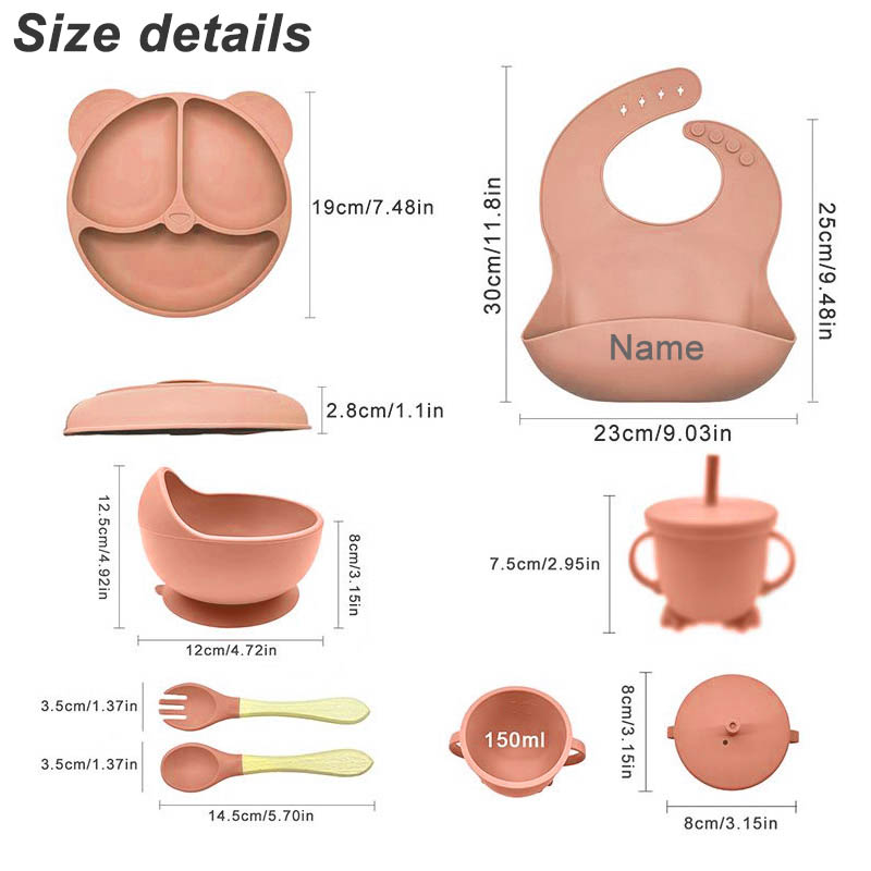 Nome personalizado utensílios  - Baby Food Menu avaliação e preço