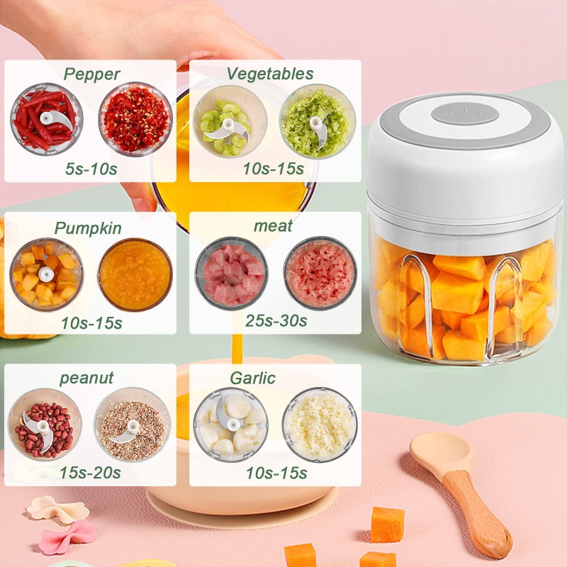 Moedor de Alho Elétrico de 250 - Baby Food Vegetables avaliação e preço