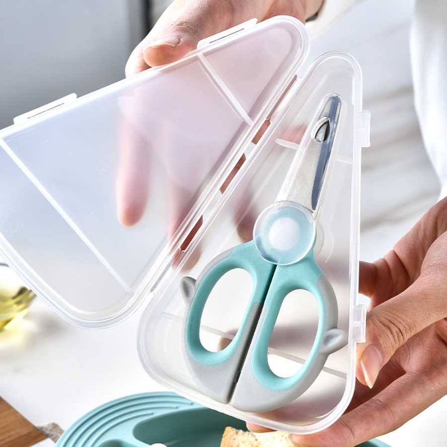 Tesouras auxiliares para alime - Baby Food Scissors avaliação e preço